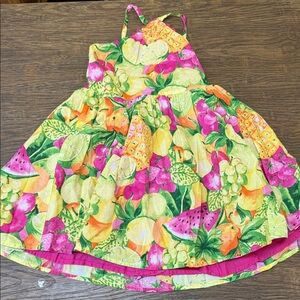 Janie and Jack Pink and Yellow Dress